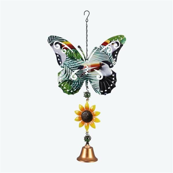 Made4Mattress Metal Butterfly & Sunflower Chime MA3278381